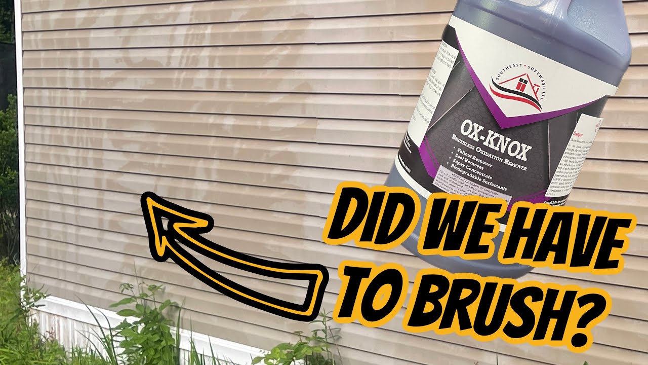 How To Clean Oxidized Vinyl Siding