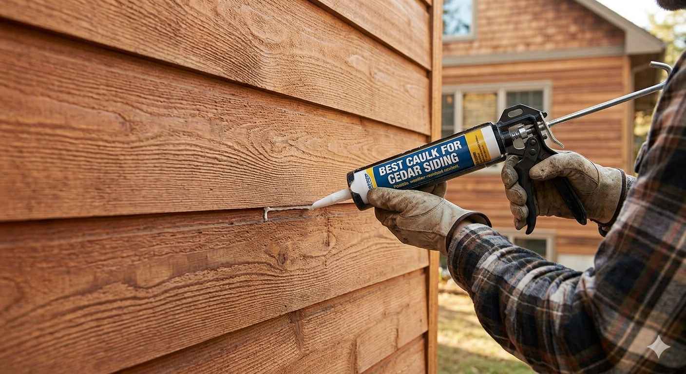 Best caulk for cedar siding
